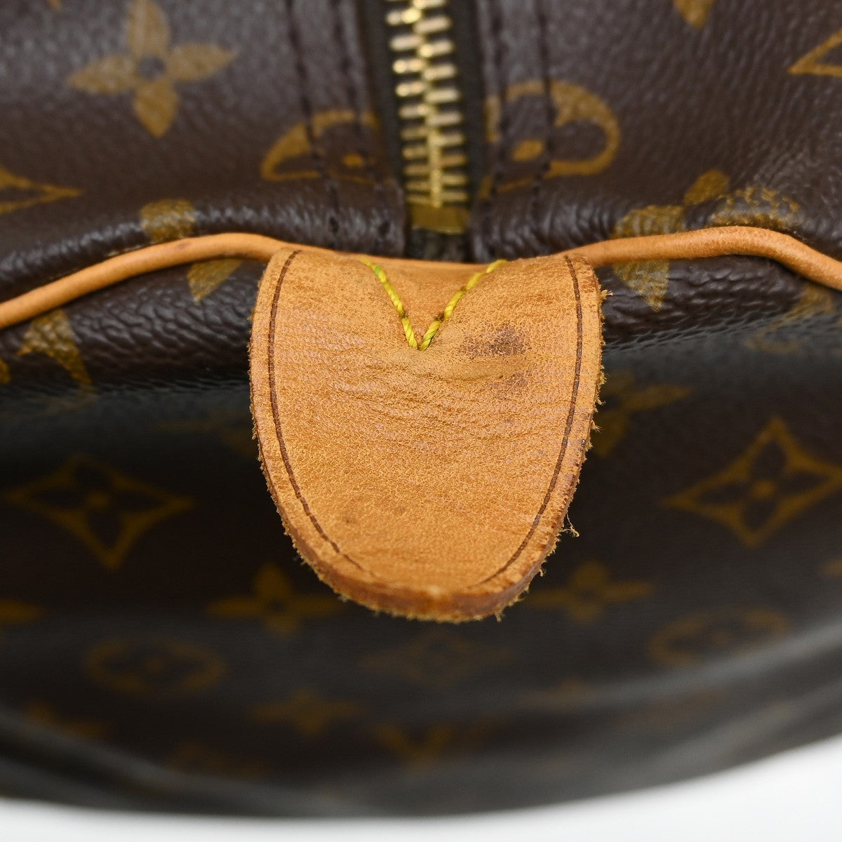 Louis Vuitton Keepall Monogram, Brown, Canvas, Travel Bag
