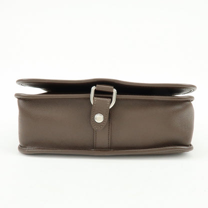 Louis Vuitton Andrei Messenger Taiga Leather, Brown, Leather, Handbag