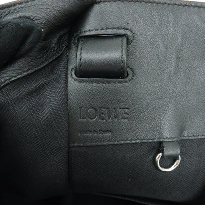 Loewe Hammock Leather, Black, Leather, Handbag