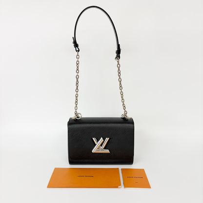 Louis Vuitton Twist Epi Leather, Black, Leather, Handbag