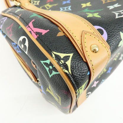 Louis Vuitton Priscilla Monogram Multicolor, Black, Canvas, Handbag