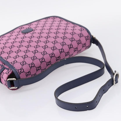 Gucci Children's Messenger GG Canvas, Pink, Canvas, Handbag