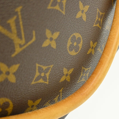 Louis Vuitton Looping Monogram Canvas, Brown, Canvas, Handbag