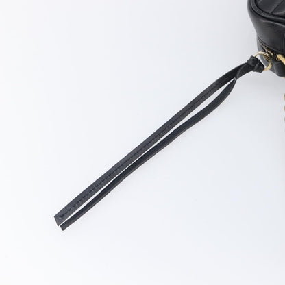 Gucci GG Marmont Matelasse Leather, Black, Leather, Shoulder Bag