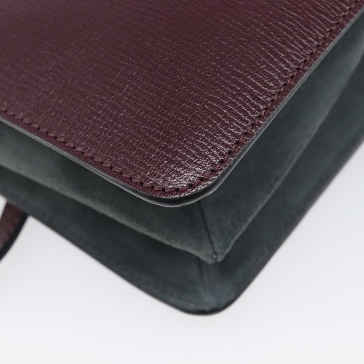 Givenchy Cross 3 Leather, Burgundy, Leather, Crossbody Bag