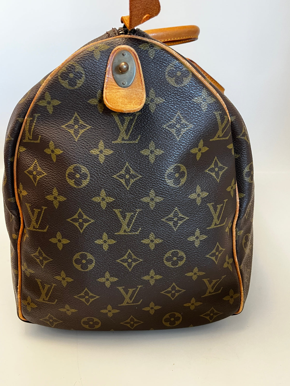 Louis Vuitton Keepall Monogram Canvas, Brown, Canvas, Travel Bag