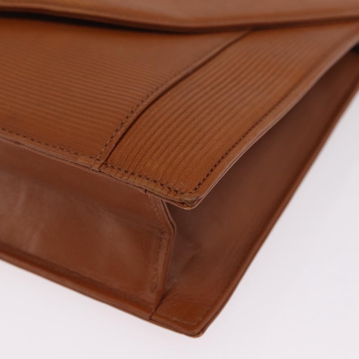 Saint Laurent Vintage Shoulder bag leather, Brown, Leather, Shoulder Bag