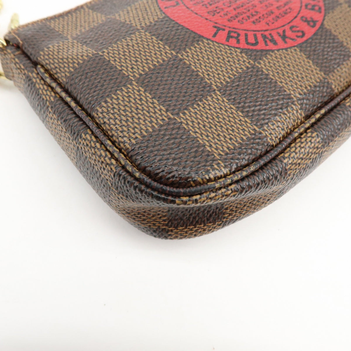 Louis Vuitton Pochette Accessoires Limited Edition Damier, Brown, Canvas, Clutch
