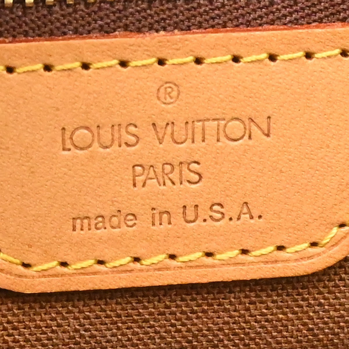 Louis Vuitton Trotteur Monogram Canvas, Brown, Canvas, Handbag