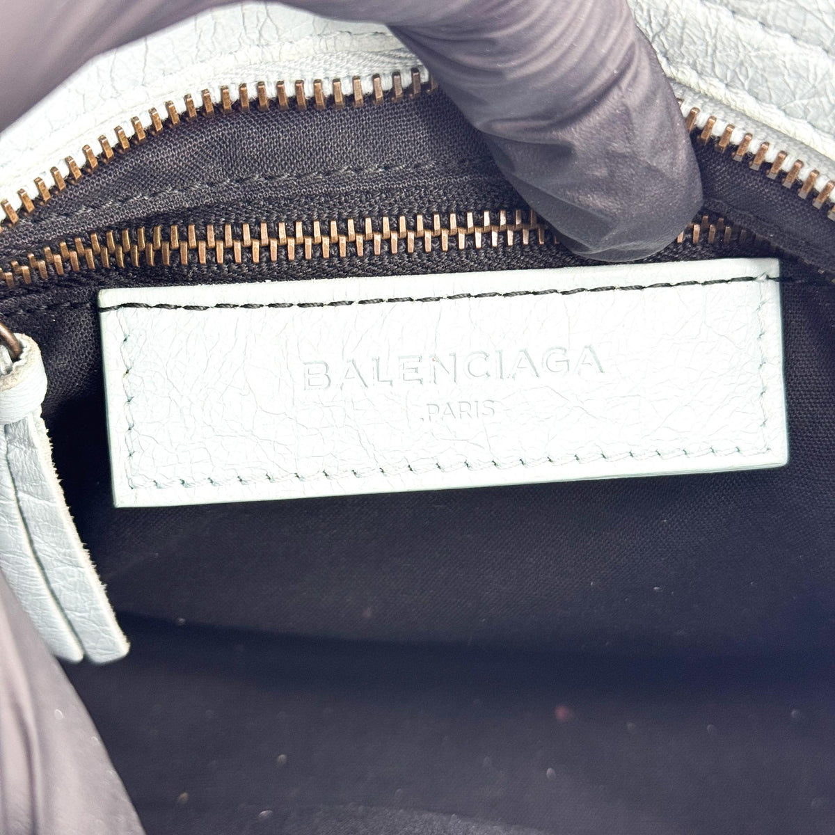 Balenciaga City Leather, Blue, Other, Handbag