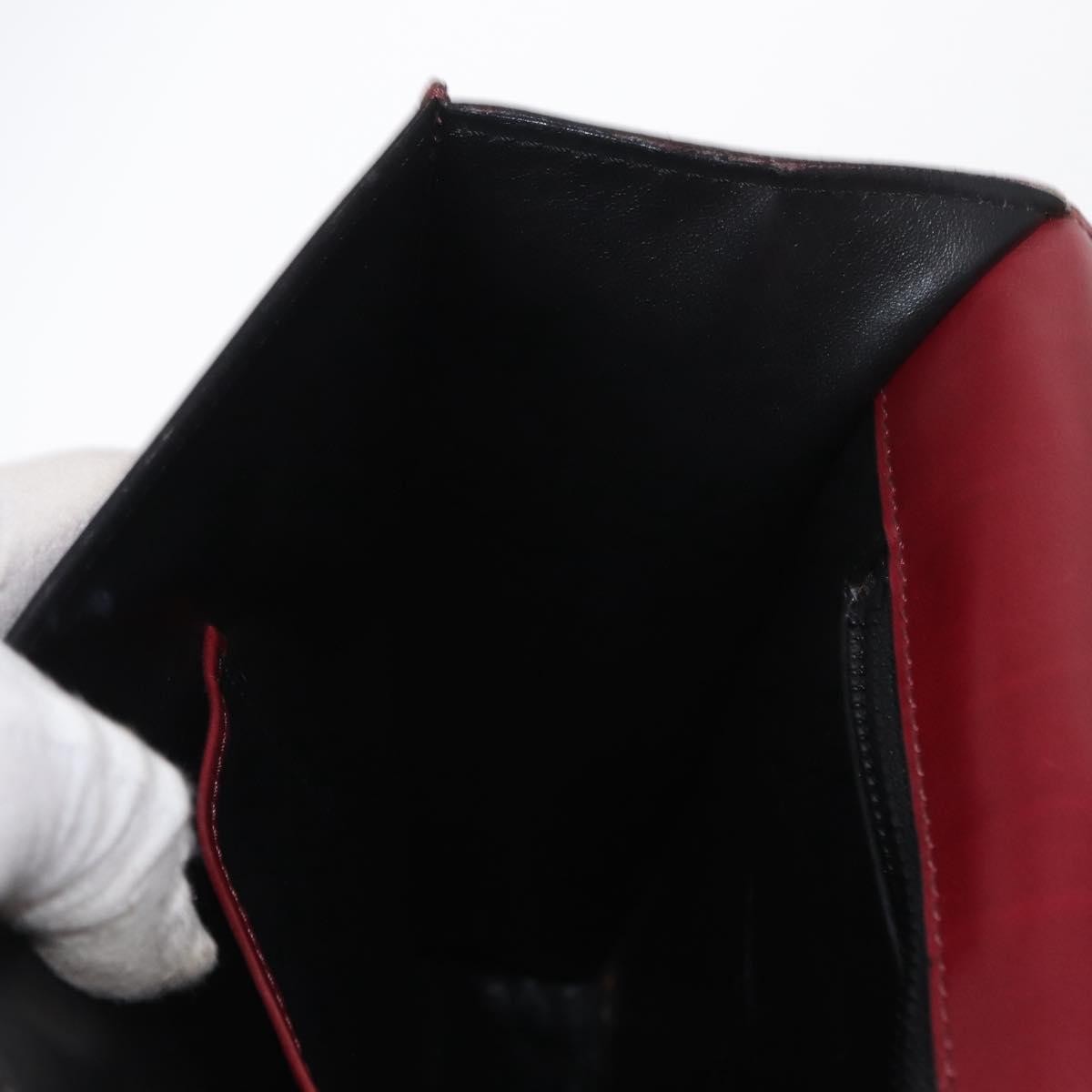 Celine Handbag Leather, Red, Leather, Handbag