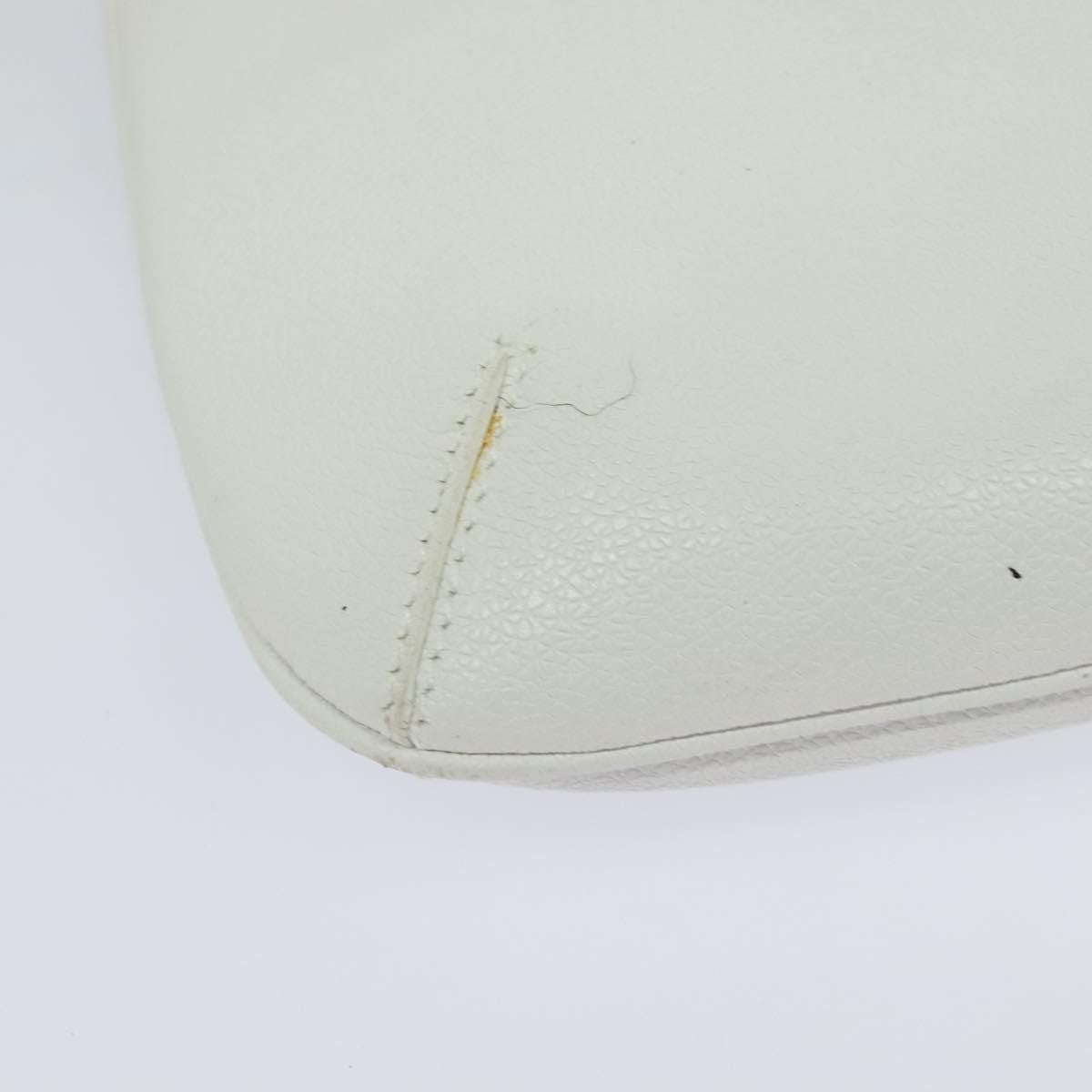 Bvlgari Vintage Leather, White, Leather, Shoulder Bag