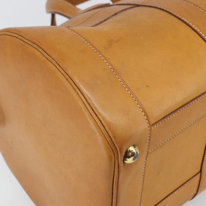 Hermes Vintage Convertible Boston Leather, Brown, Leather, Travel Bag