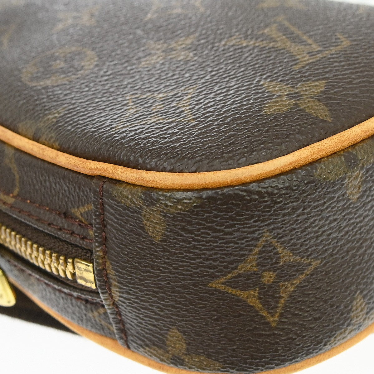 Louis Vuitton Pochette Gange Monogram Canvas, Brown, Canvas, Clutch