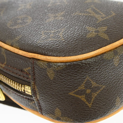 Louis Vuitton Pochette Gange Monogram Canvas, Brown, Canvas, Clutch