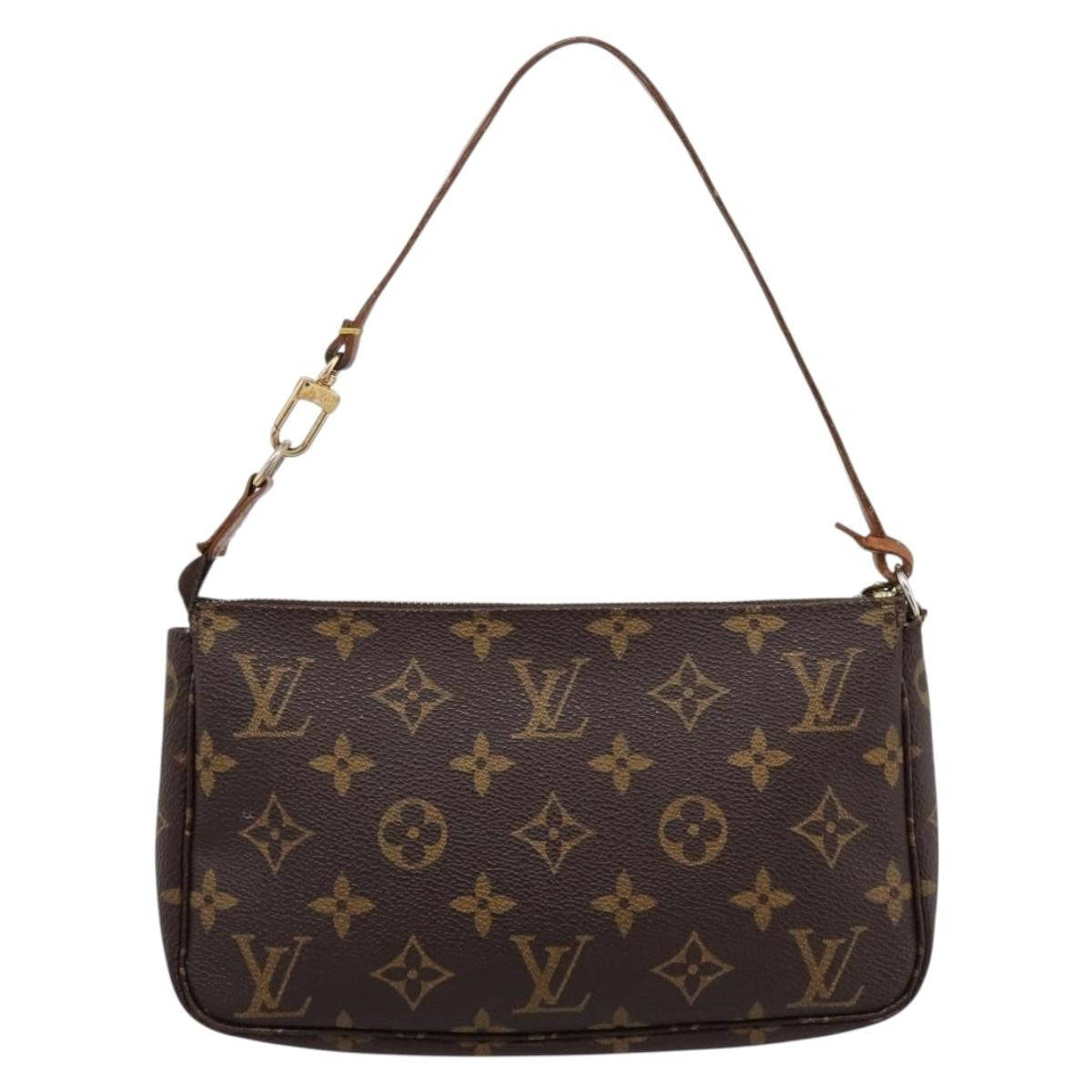 Louis Vuitton Pochette Accessoires NM Monogram Canvas, Brown, Canvas, Clutch