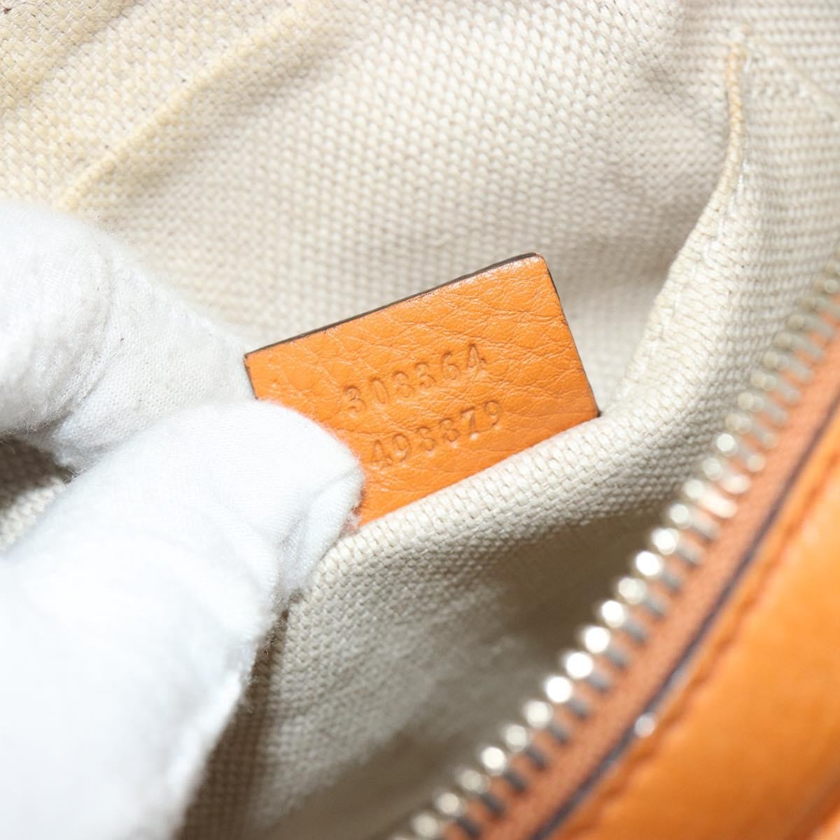 Gucci Soho Disco Leather, Orange, Leather, Shoulder Bag