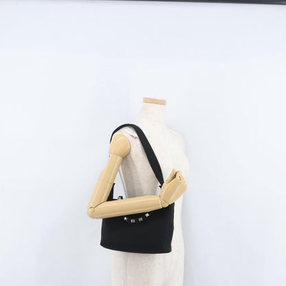 Salvatore Ferragamo Vintage Canvas, Black, Canvas, Handbag