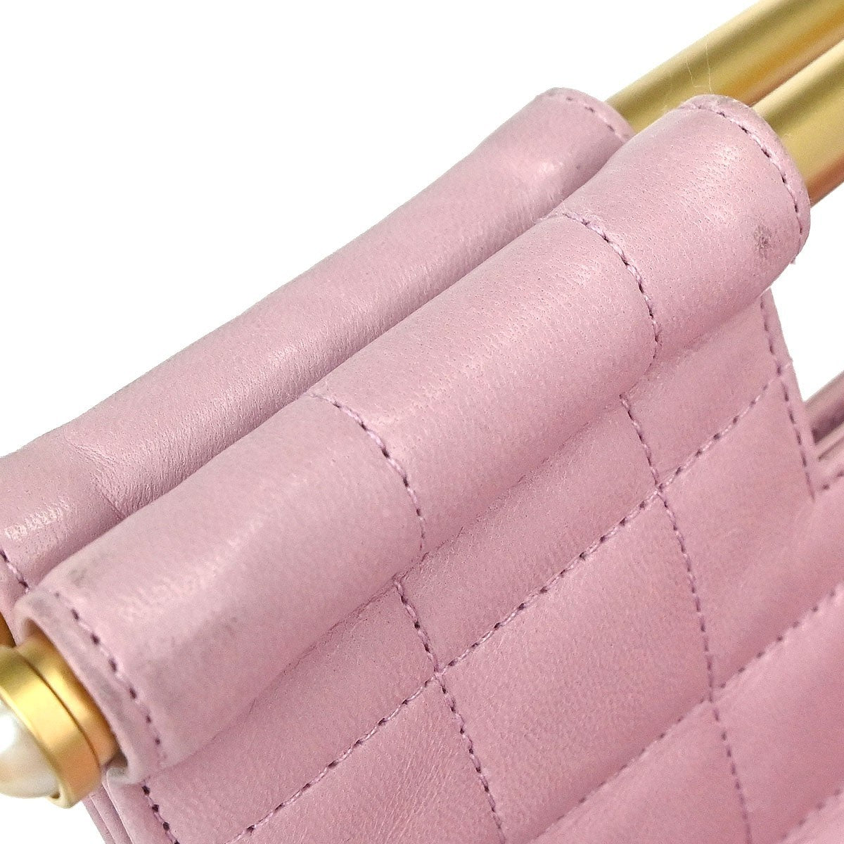 Chanel Chanel Coco Mark Leather Tote leather, Pink, Leather, Handbag