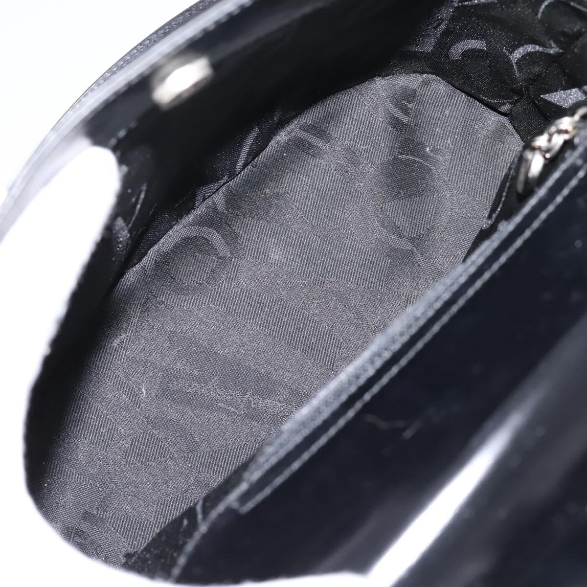 Salvatore Ferragamo Gancini Top Handle Patent leather, Black, Patent Leather, Handbag