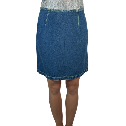 Anna Sui Denim Skirt