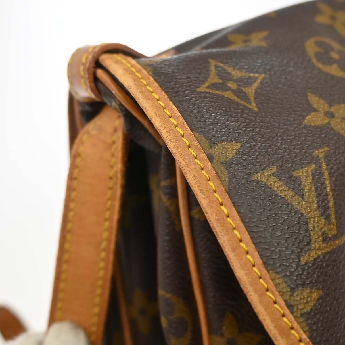 Louis Vuitton Saumur Monogram Canvas, Brown, Canvas, Shoulder Bag