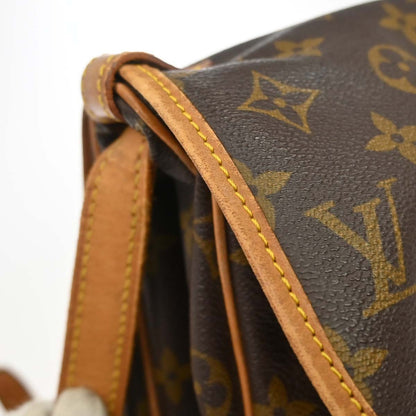 Louis Vuitton Saumur Monogram Canvas, Brown, Canvas, Shoulder Bag