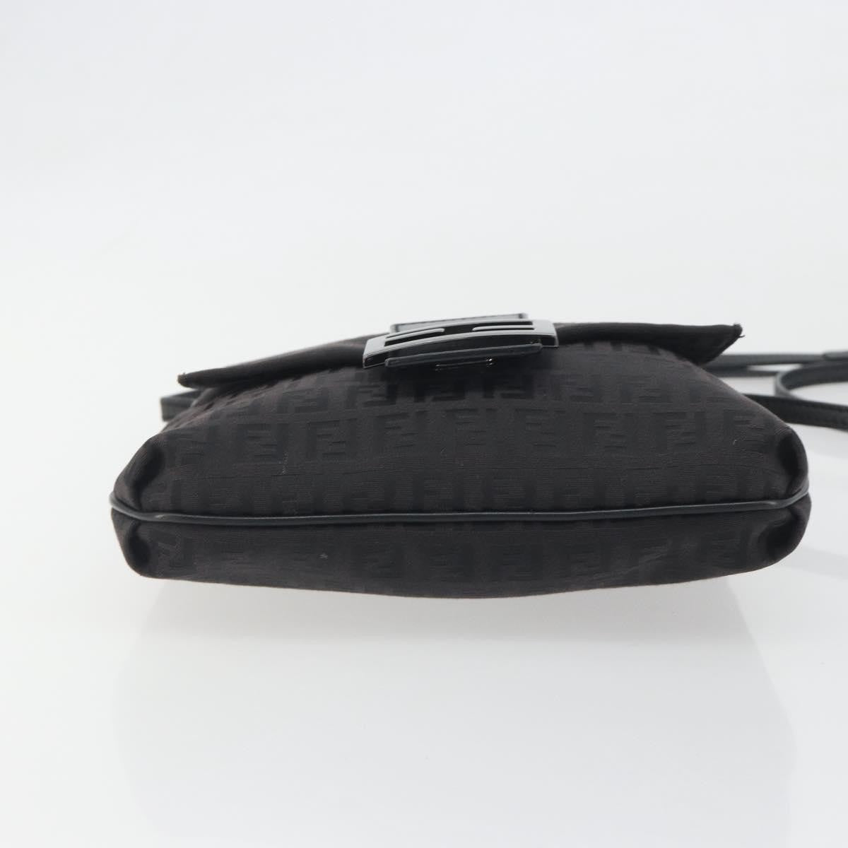Fendi Zucchino Canvas, Black, Canvas, Handbag