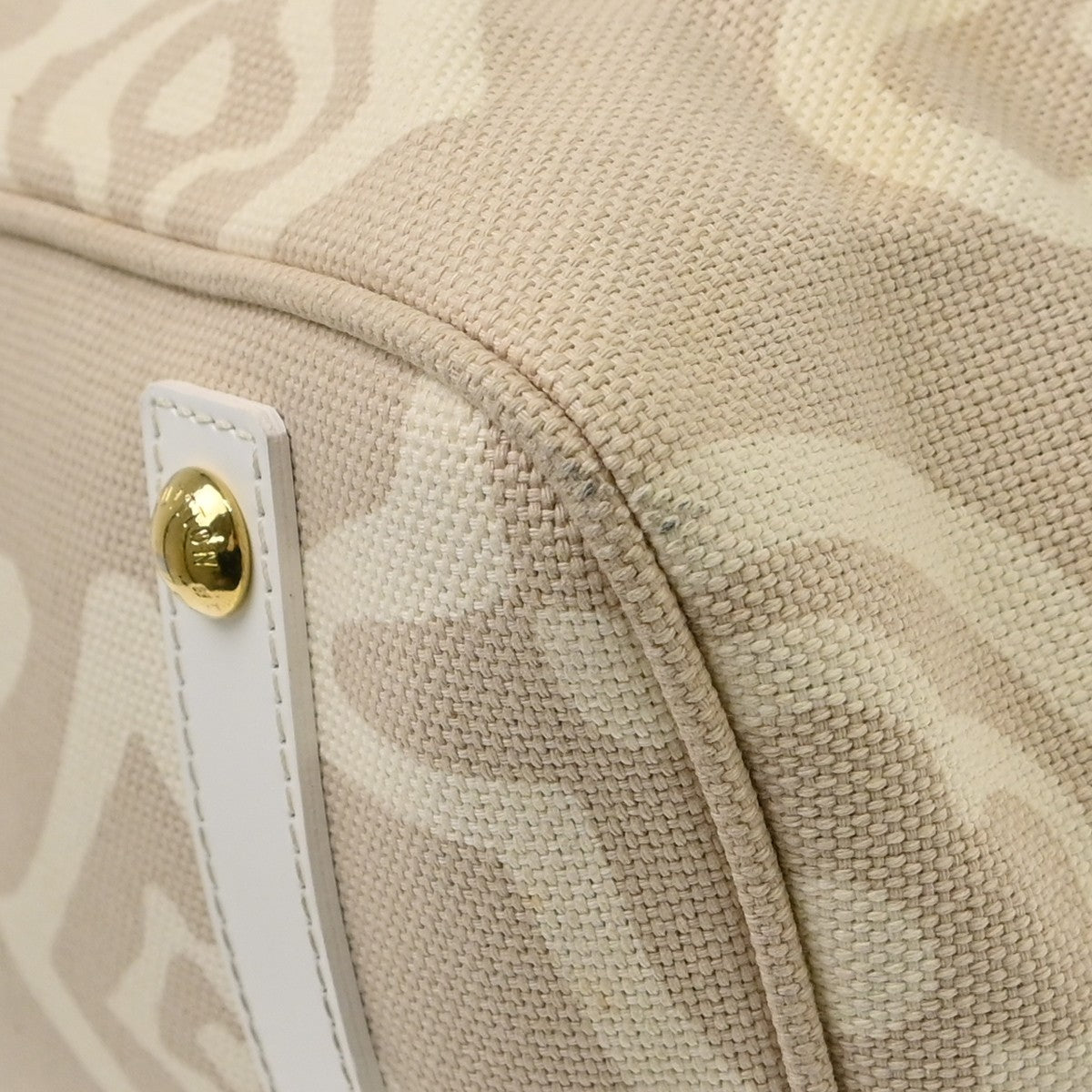 Louis Vuitton Tahitienne Cabas Canvas, Beige, Canvas, Tote Bag