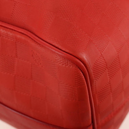Louis Vuitton Keepall Bandouliere Damier Infini Leather, Red, Leather, Travel Bag