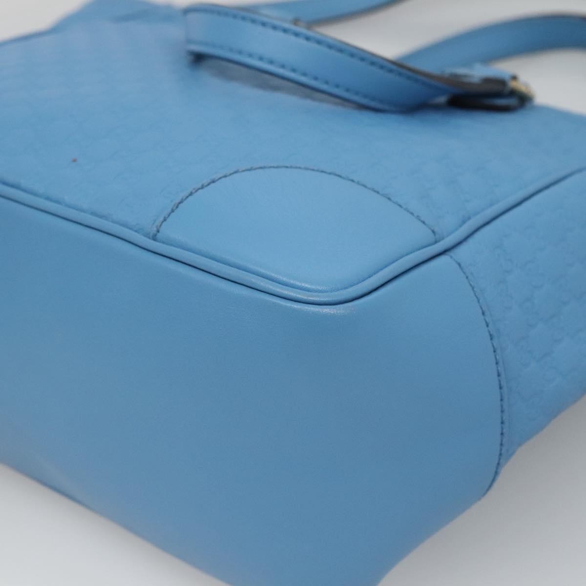 Gucci Bree Convertible Tote Microguccissima Leather, Blue, Leather, Tote Bag