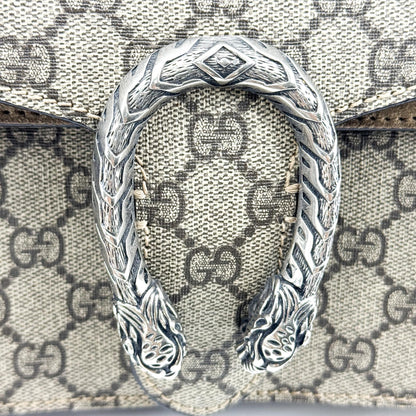 Gucci Dionysus GG Coated Canvas, Brown, Canvas, Handbag