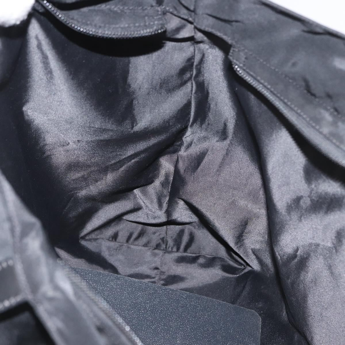 Celine Circle logo Nylon, Black, Nylon, Tote Bag