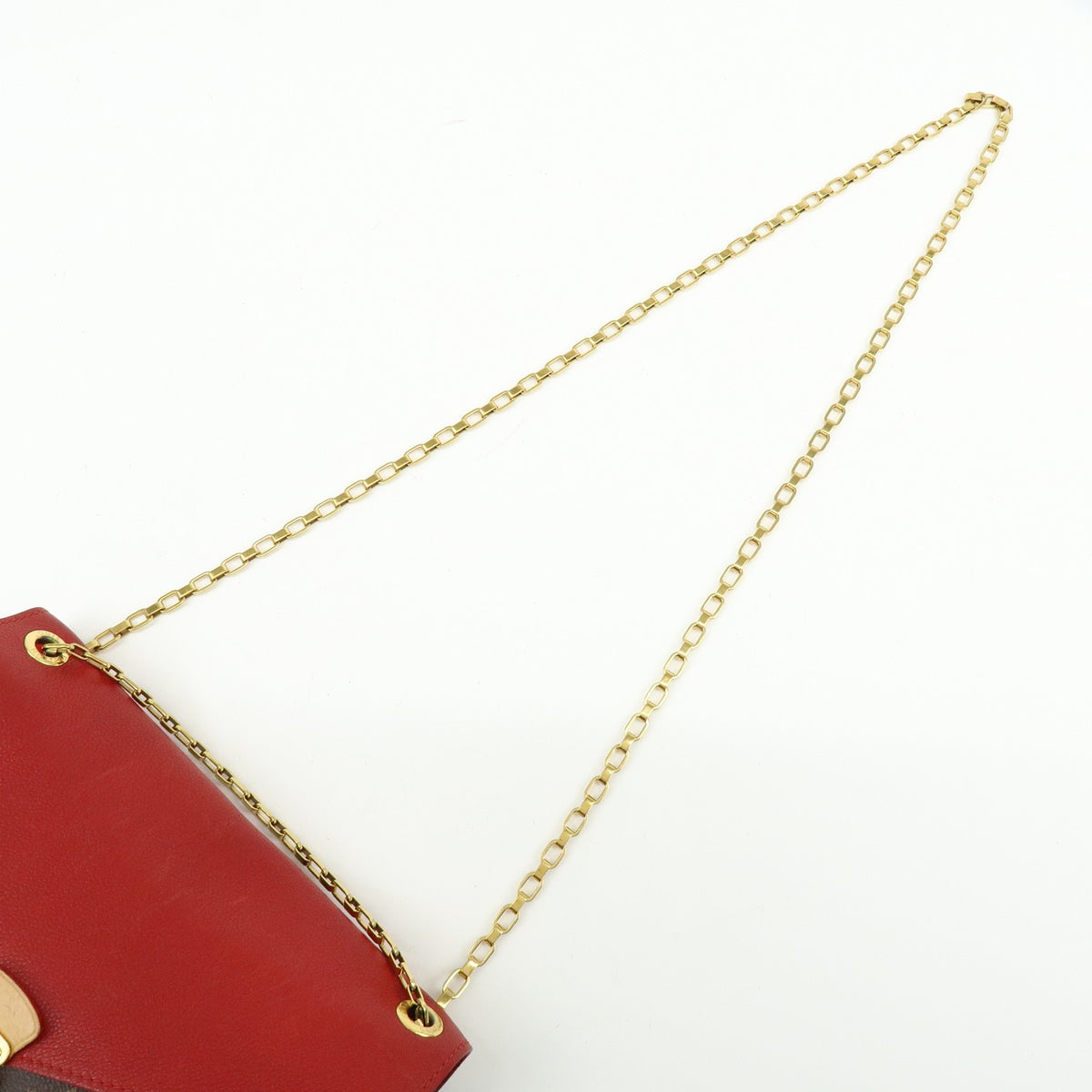 Louis Vuitton Pallas Chain Monogram Canvas and Calfskin, Brown, Canvas, Shoulder Bag