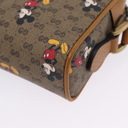 Gucci Disney Mickey Mouse Printed Mini GG Coated Canvas, Beige, Canvas, Shoulder Bag
