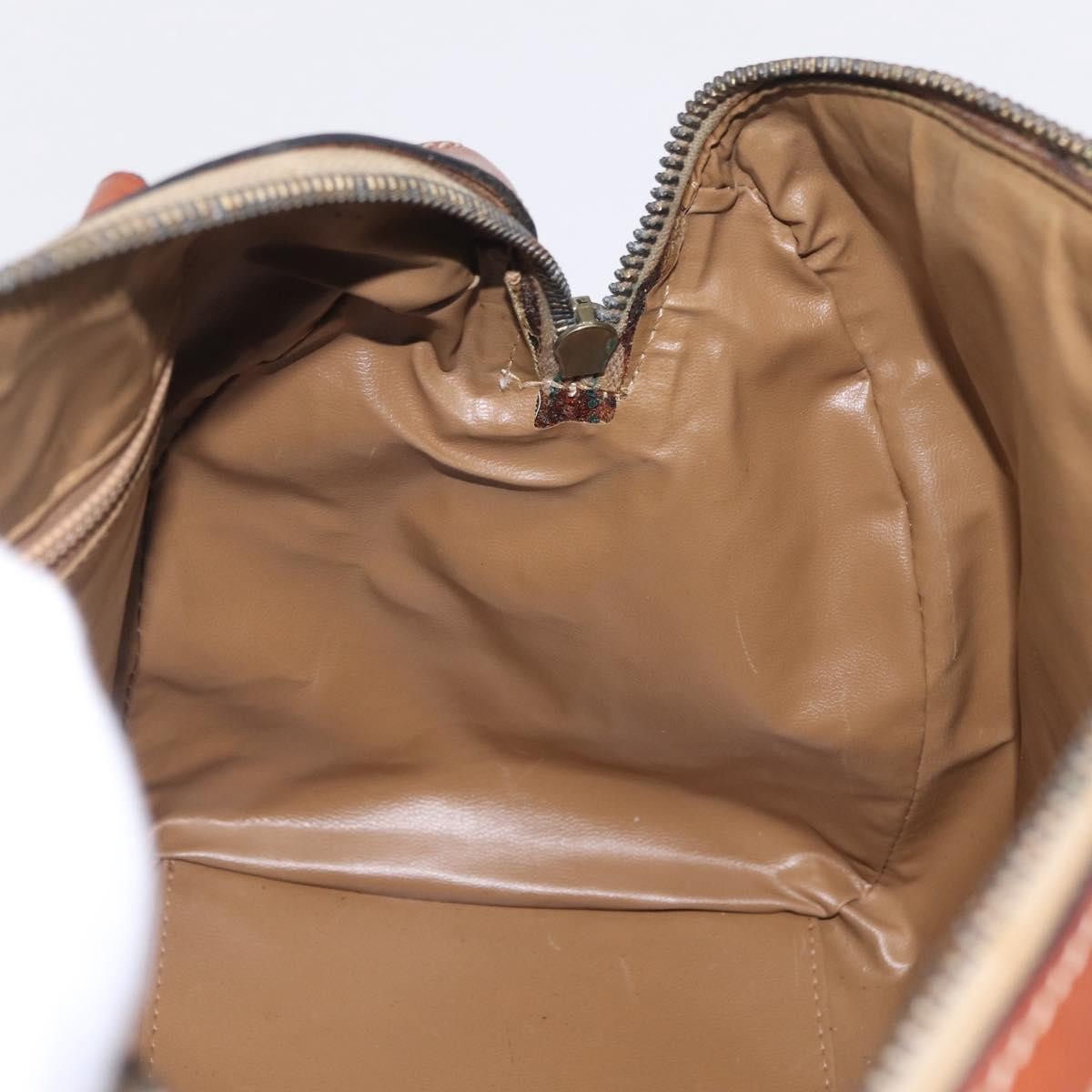 Celine Macadam Macadam with leather, Brown, Canvas, Tote Bag