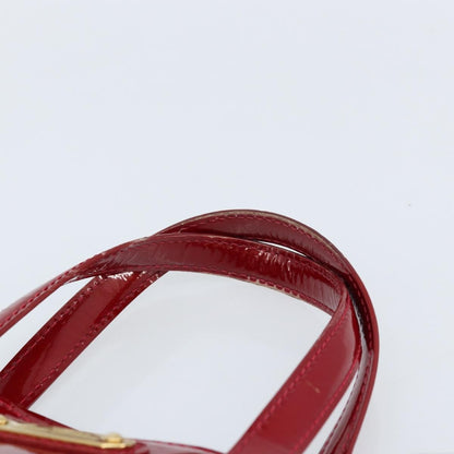 Louis Vuitton Wilshire Monogram Vernis, Red, Patent Leather, Handbag