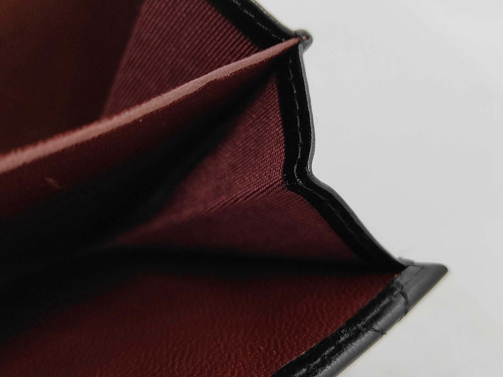 Chanel Trifold Flap Lambskin, Black, Leather, Wallet