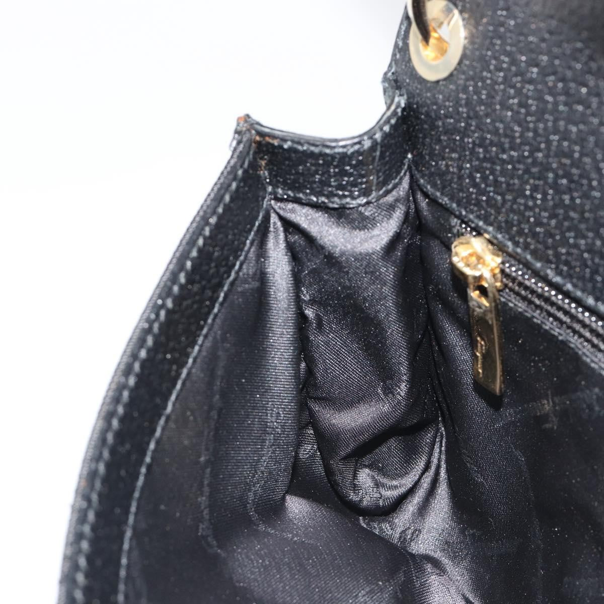 Salvatore Ferragamo Shoulder Bag Canvas, Black, Canvas, Shoulder Bag