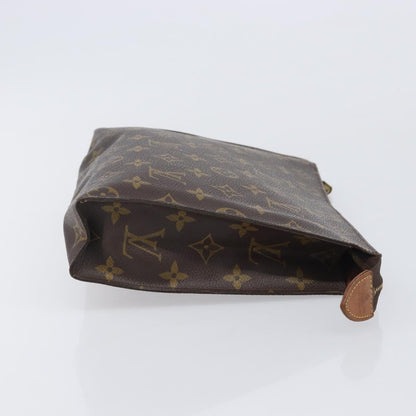 Louis Vuitton Toiletry Pouch Monogram Canvas, Brown, Canvas, Clutch