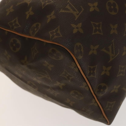 Louis Vuitton Speedy Handbag Monogram Canvas, BROWN, CANVAS, Handbag
