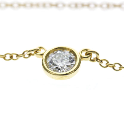 Tiffany & Co. Elsa Peretti Diamonds By The Yard Pendant 18K Yellow Gold with Diamond, Gold, Yellow Gold, Necklace