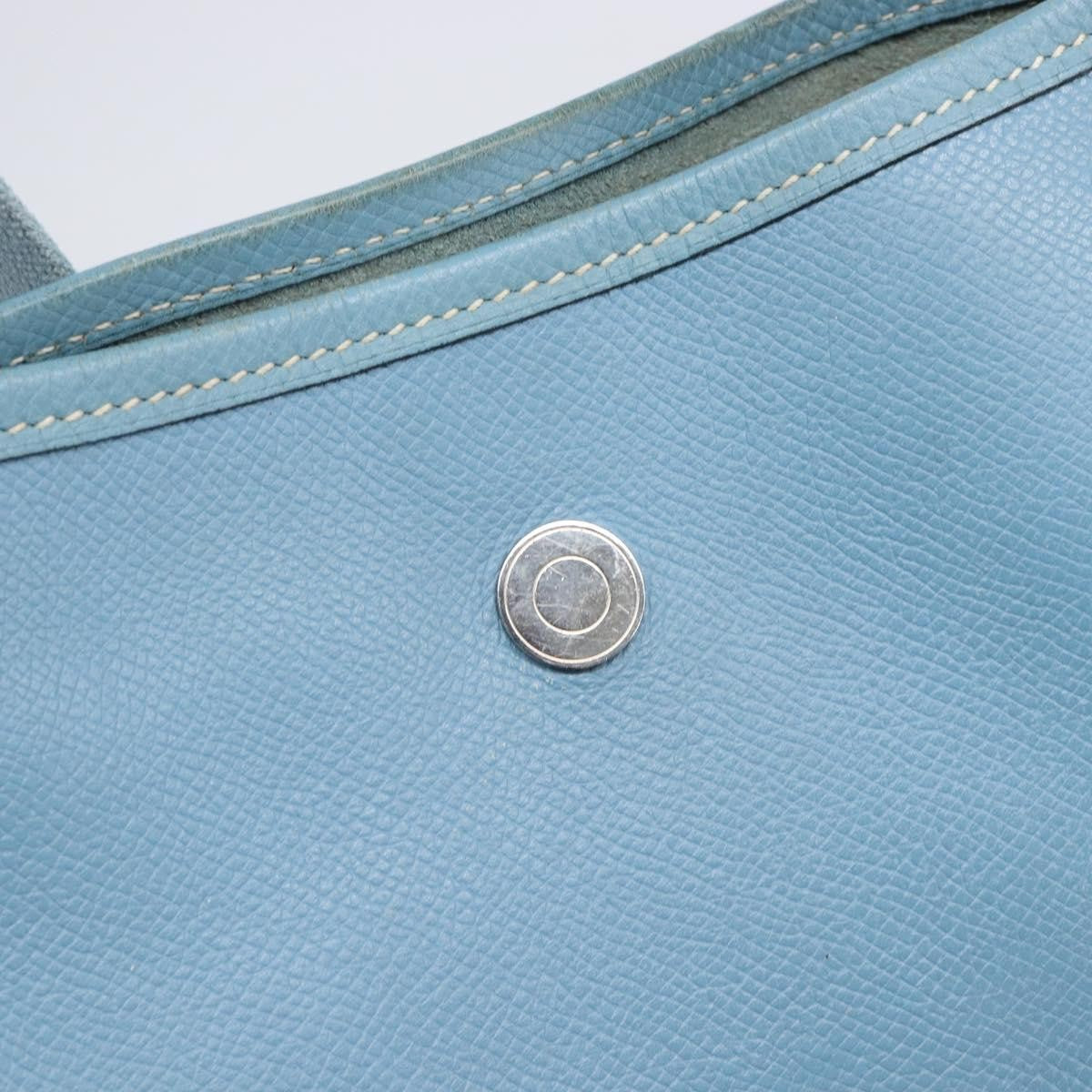 Hermes Vespa Courchevel, Blue, Leather, Shoulder Bag