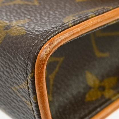 Louis Vuitton Florentine Monogram, Brown, Canvas, Clutch