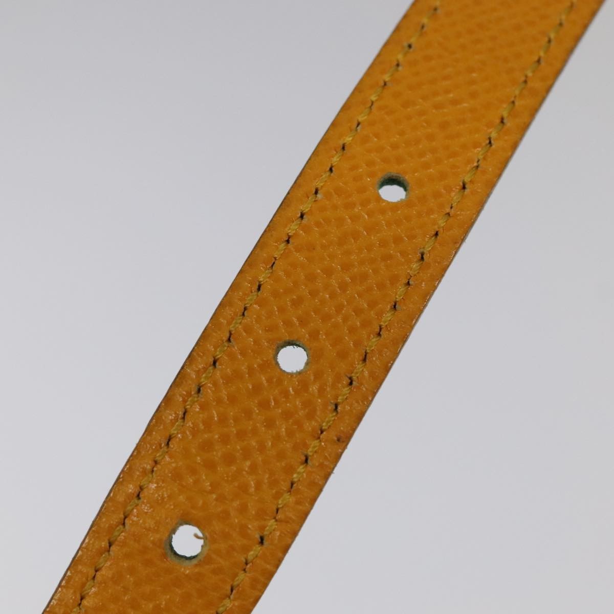 Hermes Double Hole Buckle Belt Metal and Leather, Multicolour, Leather, Belt