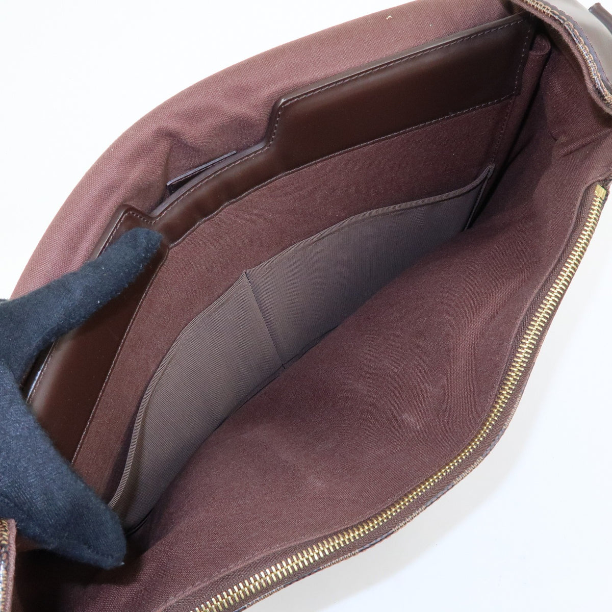 Louis Vuitton Spencer Messenger Damier, Brown, Canvas, Handbag