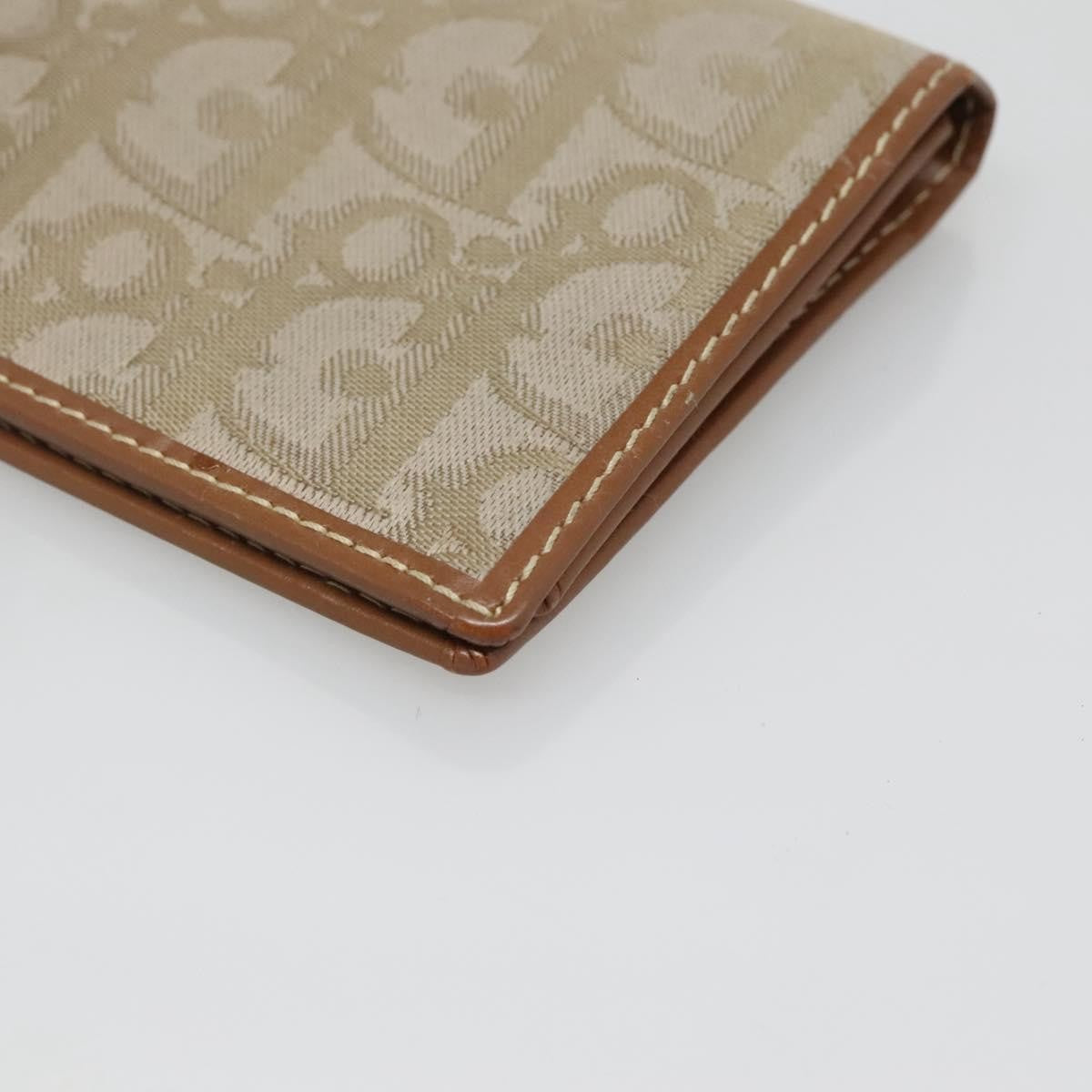 Christian Dior Zipped French Printed Leather, Green, Canvas, Wallet