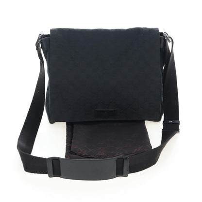 Gucci Shoulder Canvas, Black, Canvas, Shoulder Bag