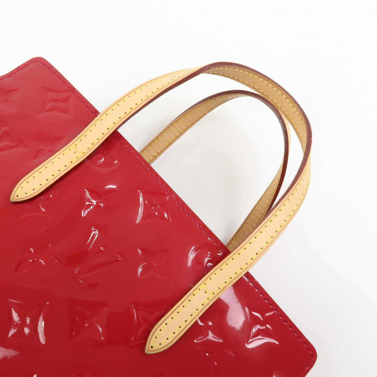 Louis Vuitton Catalina Monogram Vernis, Red, Patent Leather, Handbag