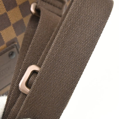Louis Vuitton Brooklyn Damier Ebene, Brown, Canvas, Shoulder Bag